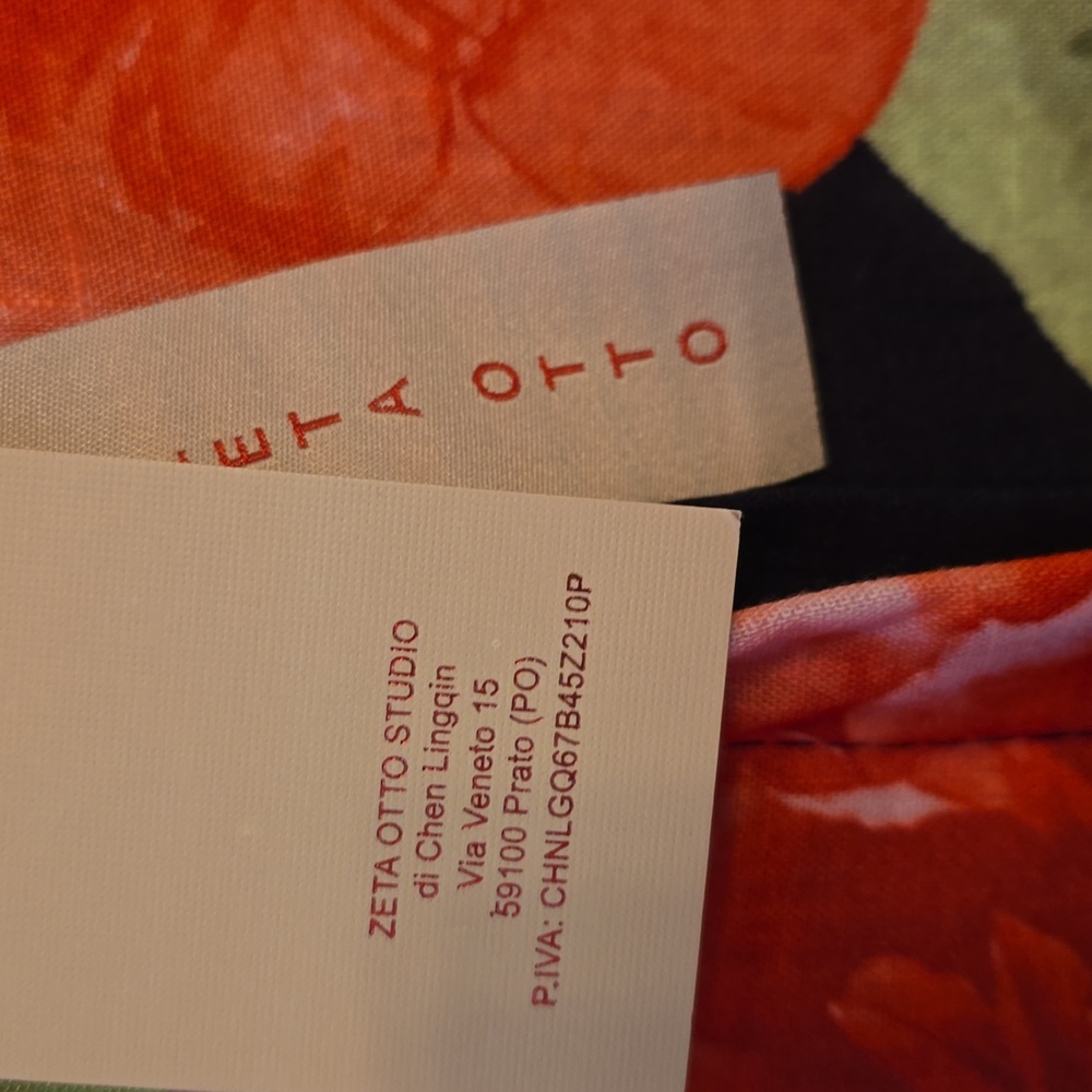 NWT BLOUSE from European designer Zeta Otto 0rg.$99 - Picture 3 of 8